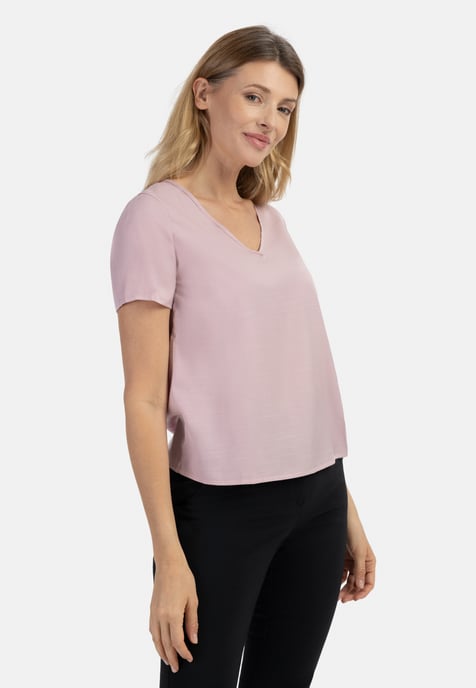 usha Blouse shirt Dames oud roze - Image 3
