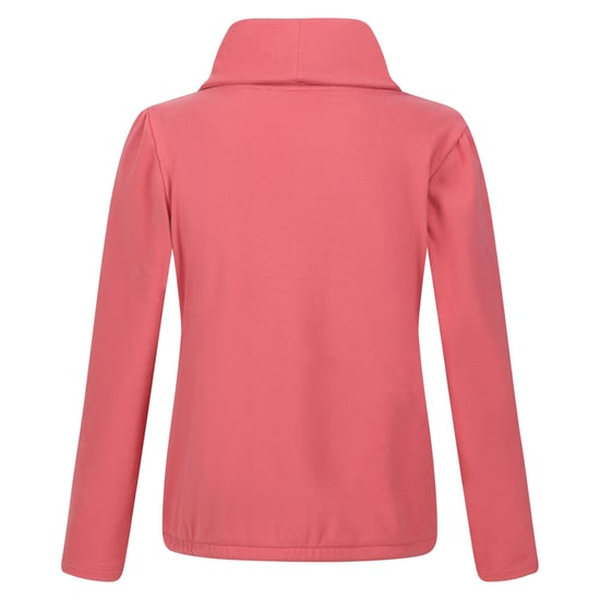 Regatta Dames/Dames Adarae Fleece Sweatshirt met Rol Hals (Mineraal Rood) - Image 2