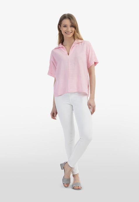 usha Blouse shirt Dames lichtroze - Image 2