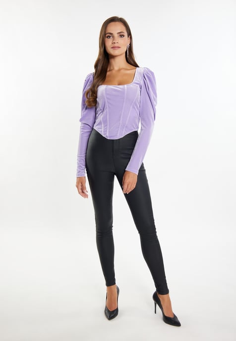 Faina Blouse Dames lavendel - Image 2