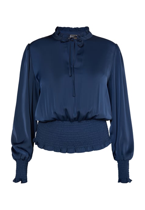 Faina Blouse Dames marine - Image 1