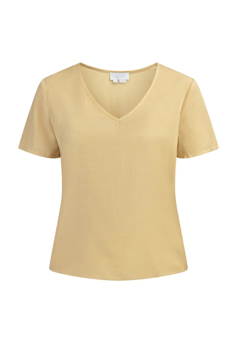 usha Blouse shirt Dames lichtgeel - Image 1