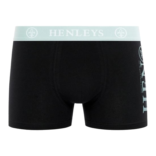 Henleys Heren Kelpar Boxershorts (Verpakking van 5) (Zwart) - Image 4