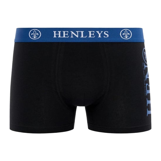 Henleys Heren Kelpar Boxershorts (Verpakking van 5) (Zwart) - Image 5