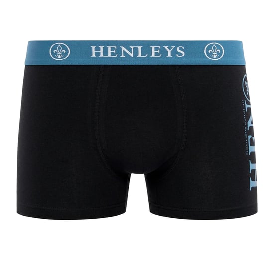 Henleys Heren Kelpar Boxershorts (Verpakking van 5) (Zwart) - Image 6