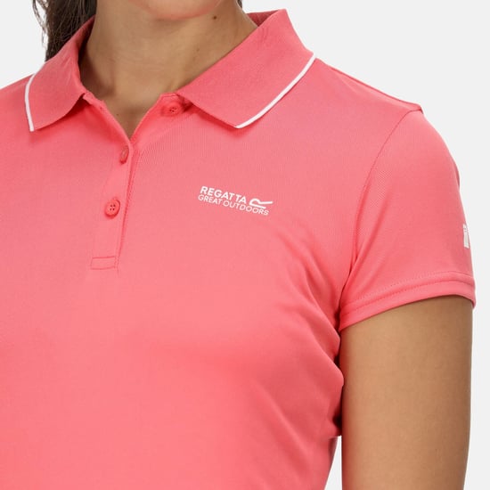 Regatta Dames/dames Maverick V Polo Shirt (Tropisch Roze) - Image 5