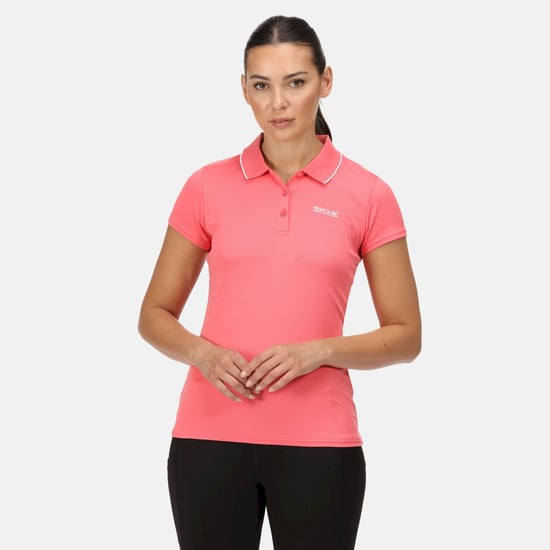 Regatta Dames/dames Maverick V Polo Shirt (Tropisch Roze) - Image 6