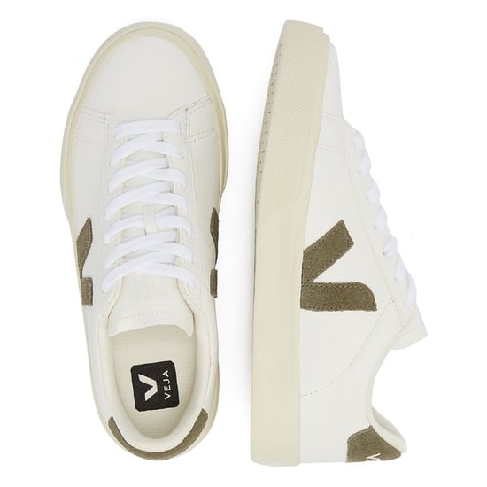 Veja Campo Extra Khaki Damestrainers Wit/Kaki - Image 6