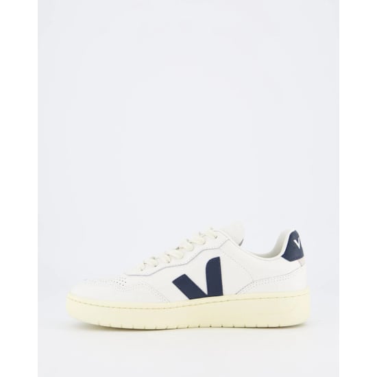 Veja V-90 Leder Damestrainers Wit/Navy - Image 5