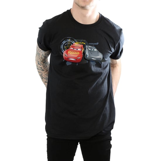 Disney Heren Cars Bliksem Vs Storm T-Shirt (Zwart) - Image 3