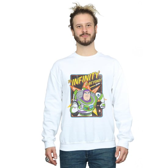 Disney Heren Toy Story 4 Buzz To Infinity Sweatshirt (Wit) - Image 3