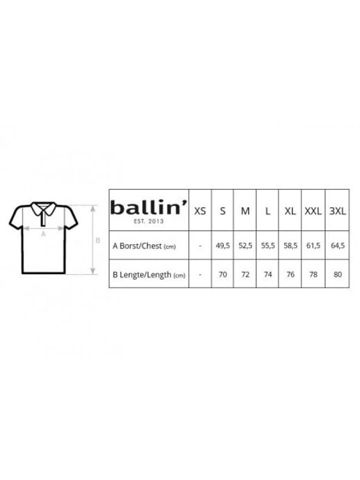 Ballin Est. 2013 Polo SS Basic Polo Blauw - Image 3