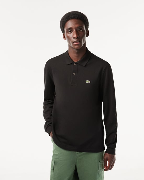 Lacoste Original L.12.12 herenpolo lange mouw katoen - Image 1