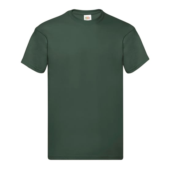 Fruit of the Loom Unisex Origineel Katoenen T-shirt voor volwassenen (Fles groen) - Image 1