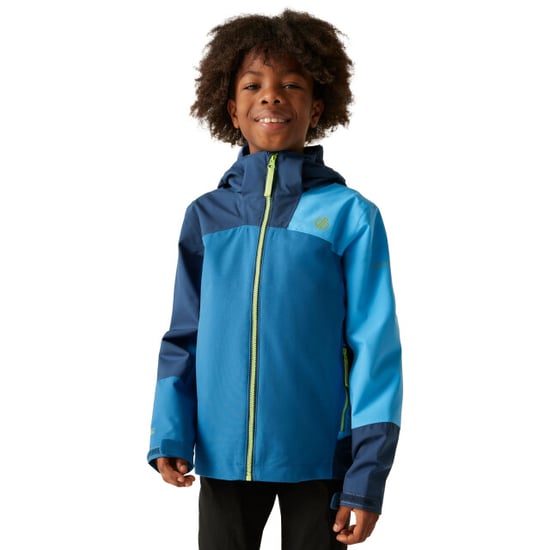 Dare 2B Kinderen/Kinderen Explore II Waterdichte Jas (Maanlicht Denim/Blauw Saffier) - Image 4