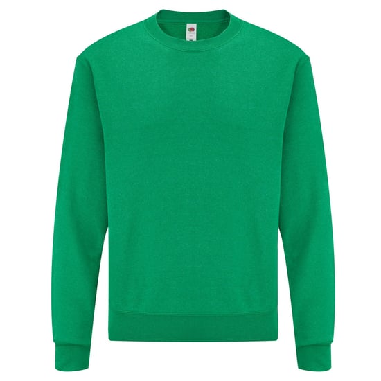 Fruit of the Loom Klassiek Heather Sweatshirt voor volwassenen (Groen) - Image 1