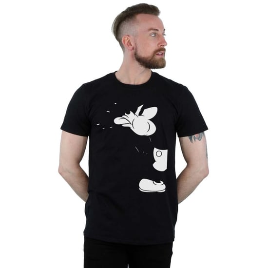 Disney Heren Mickey Mouse Cut T-Shirt (Zwart) - Image 3