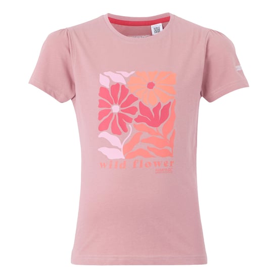 Regatta Kinderen/Kinderen Bosley VIII Wild Flowers T-Shirt (Lila's) - Image 1