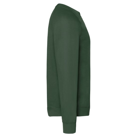 Fruit of the Loom Uniseks Klassiek Raglan Sweatshirt voor volwassenen (Fles groen) - Image 3