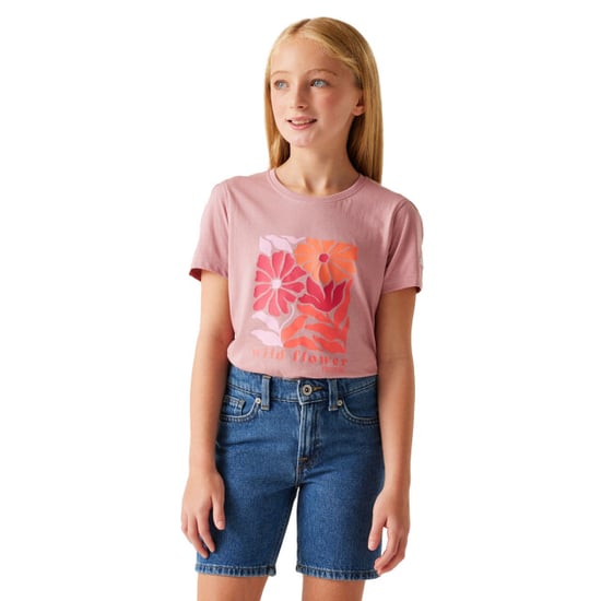 Regatta Kinderen/Kinderen Bosley VIII Wild Flowers T-Shirt (Lila's) - Image 5