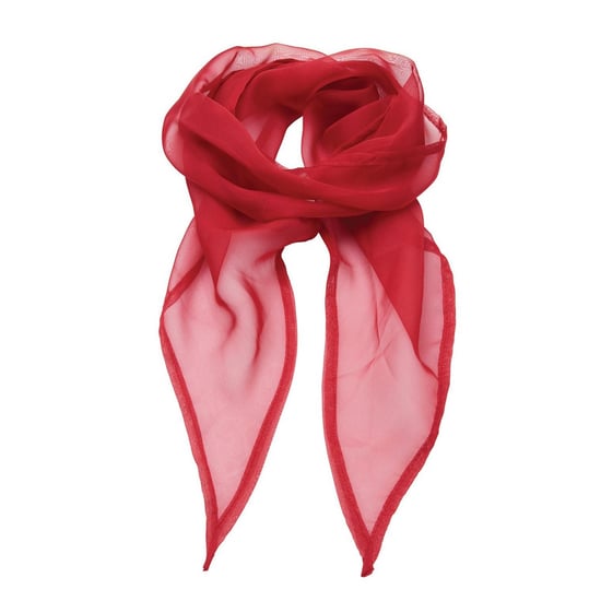 Premier Dames/Dames Chiffon Sjaal (Rood) - Image 1