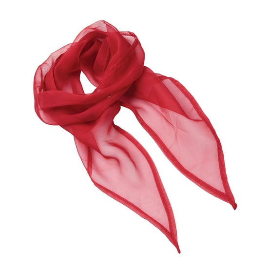Premier Dames/Dames Chiffon Sjaal (Rood) - Image 2