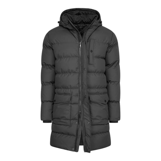 Cappuccino Italia Jas winter Hooded Winter Jacket Zwart Zwart - Image 2