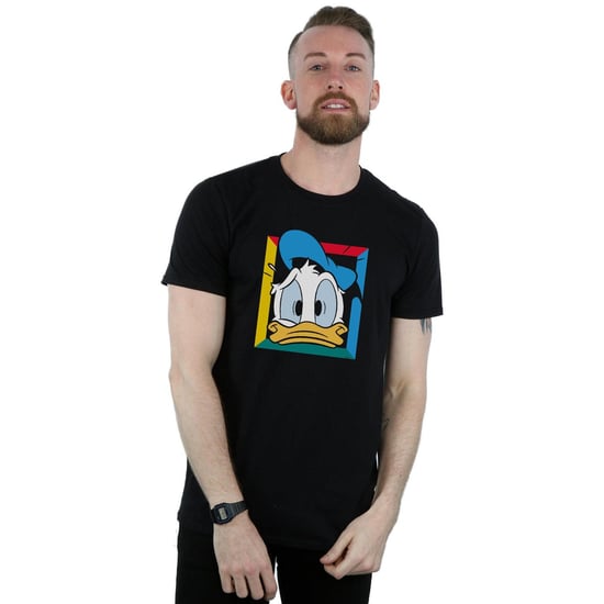 Disney Heren Donald Duck Paniekerig T-Shirt (Zwart) - Image 2