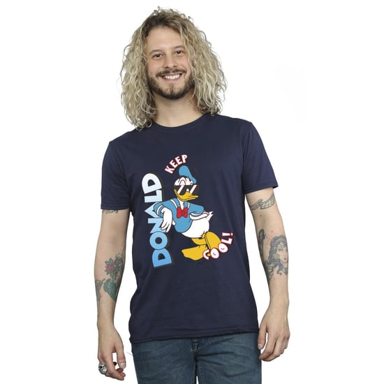 Disney Heren Donald Duck Cool T-Shirt (Marineblauw) - Image 2