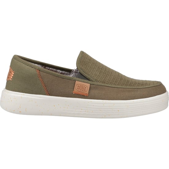 HEYDUDE Sunapee Kustlijn Katoenmix Heren Olijf Loafers - Image 6