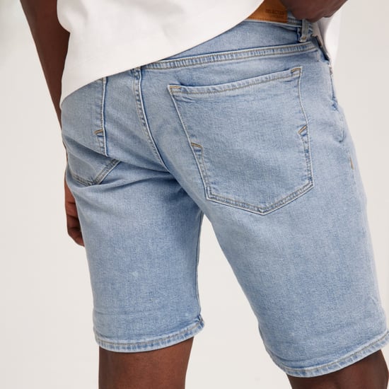 Geselecteerde Shorts Alex Slim Short Blauw - Image 3