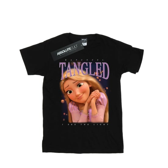 Disney Heren Tangled Rapunzel Montage T-Shirt (Zwart) - Image 1