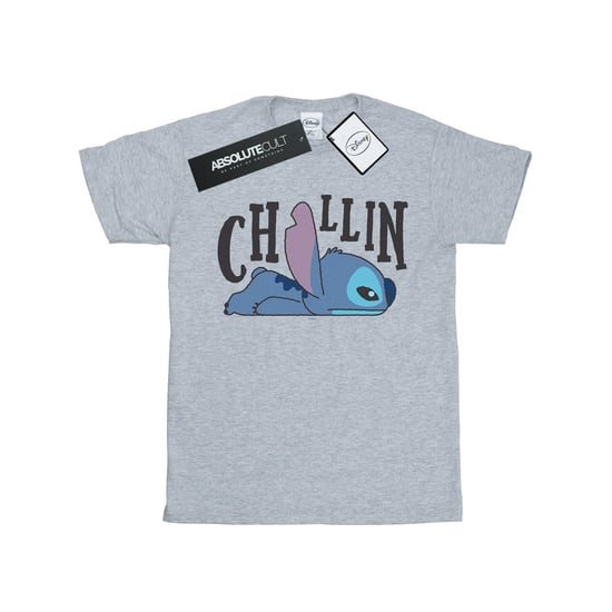 Disney Dames/Dames Lilo And Stitch Chillin Katoenen Vriendje T-shirt (Sportgrijs) - Image 1