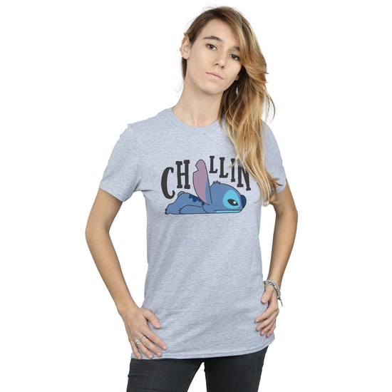 Disney Dames/Dames Lilo And Stitch Chillin Katoenen Vriendje T-shirt (Sportgrijs) - Image 2