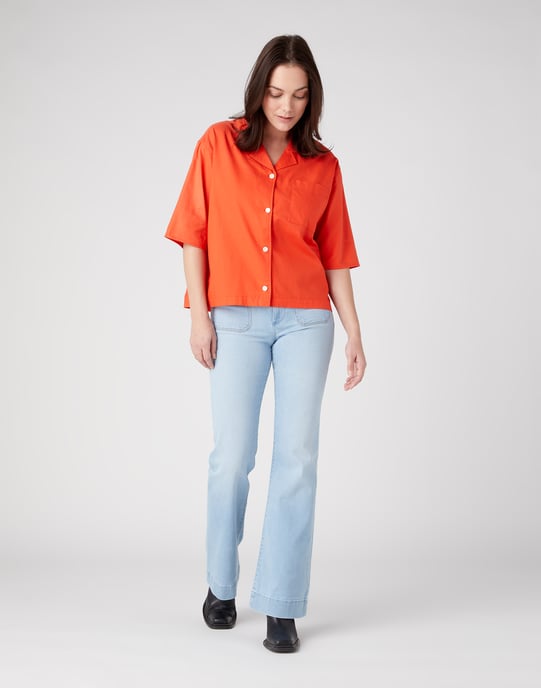 Wrangler - BLOUSE ORANGE - Image 4
