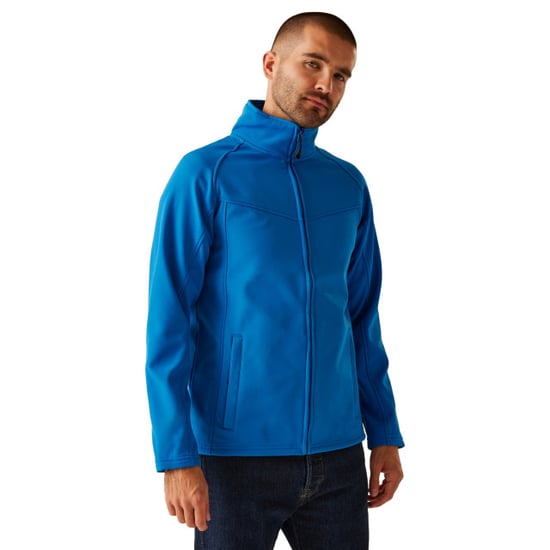 Regatta - Heren Uproar Softshell Windbestendige Fleece Vest (Blauw) - Image 4