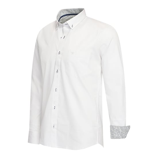 Cappuccino Italia Overhemden Stretch Overhemd Ancona Wit - Image 1