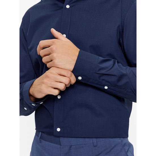Jack & Jones Overhemden Joe Structure  Blauw - Image 2