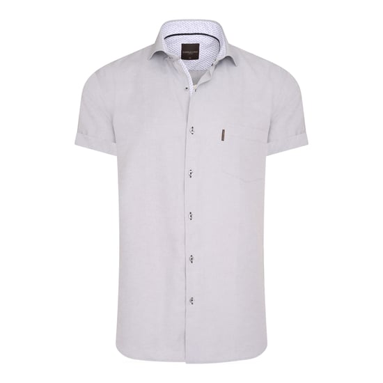 Cappuccino Italia Overhemden Short Sleeve Blouse Grijs Grijs - Image 1