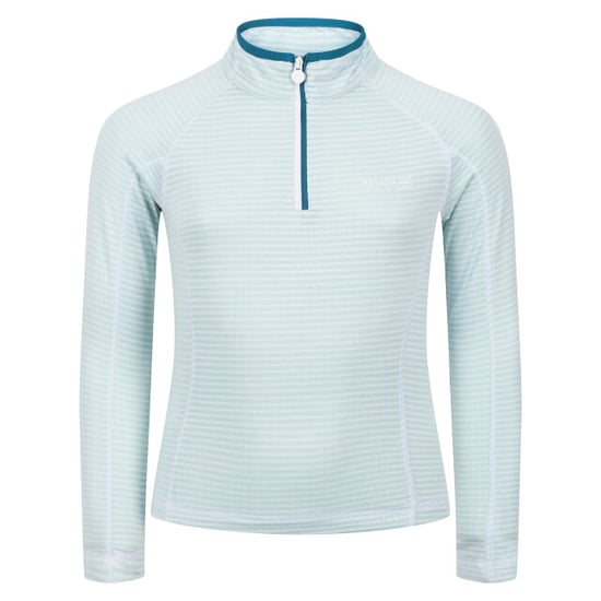 Regatta Kinderen/Kinderen Berley Half Zip Top met lange mouwen (Zee Haze) - Image 1