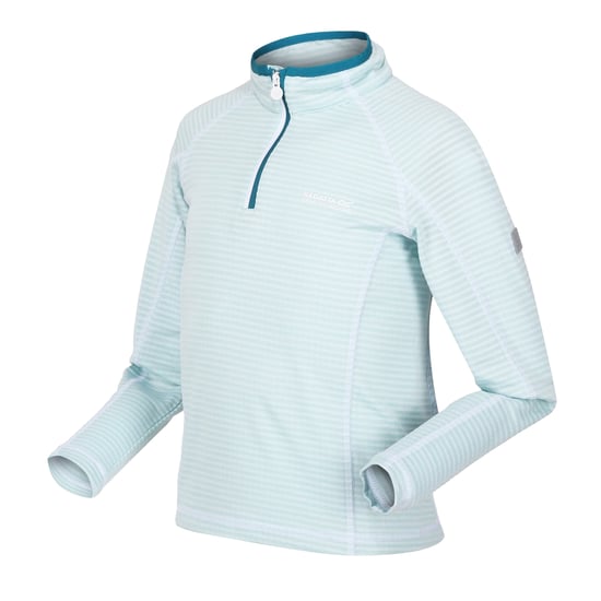 Regatta Kinderen/Kinderen Berley Half Zip Top met lange mouwen (Zee Haze) - Image 3