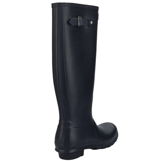 Dames Hunter Original Tall Wellington Boots in Navy - Image 2