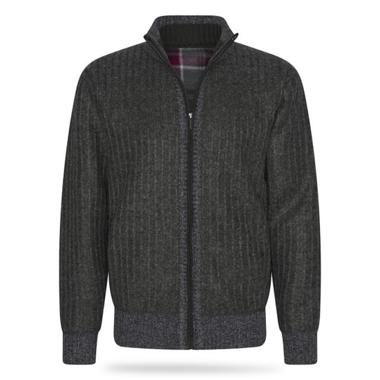 Cappuccino Italia Sweaters Bounded Jacket Antraciet Grijs - Image 1