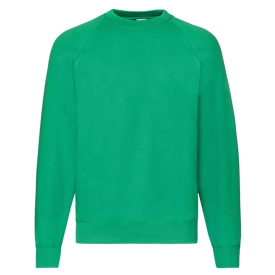 Fruit of the Loom Uniseks Klassiek Raglan Sweatshirt voor volwassenen (Kelly Groen) - Image 1