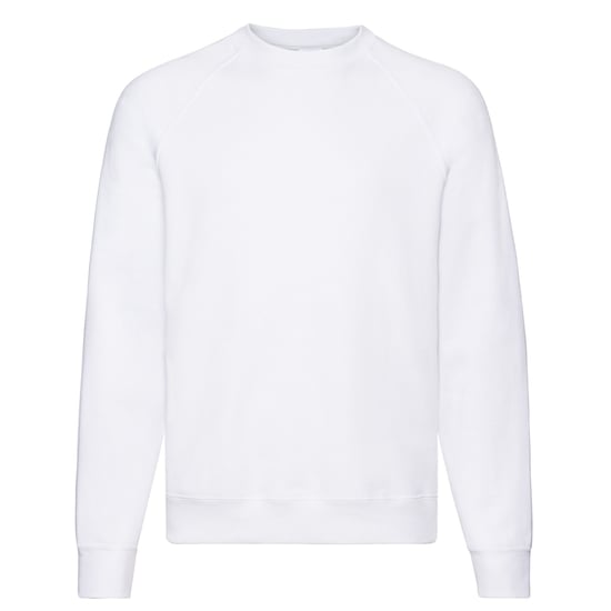 Fruit of the Loom Uniseks Klassiek Effen Raglan Sweatshirt voor volwassenen (Wit) - Image 1