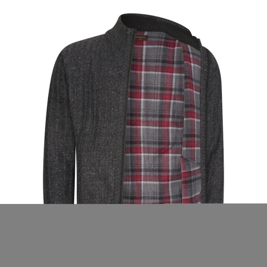 Cappuccino Italia Sweaters Bounded Jacket Antraciet Grijs - Image 3