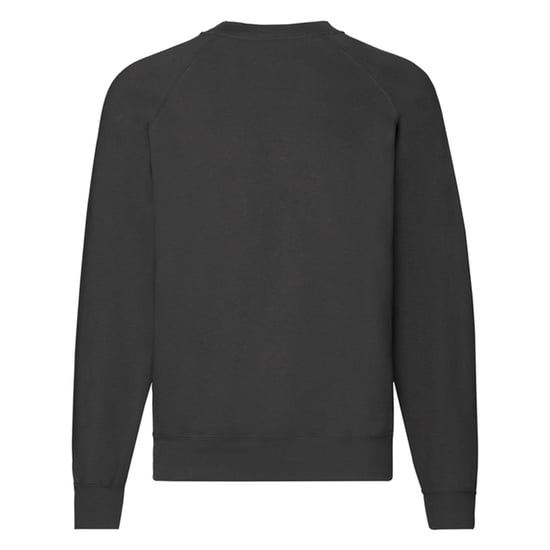 Fruit of the Loom Uniseks Klassiek Raglan Sweatshirt voor volwassenen (Zwart) - Image 2