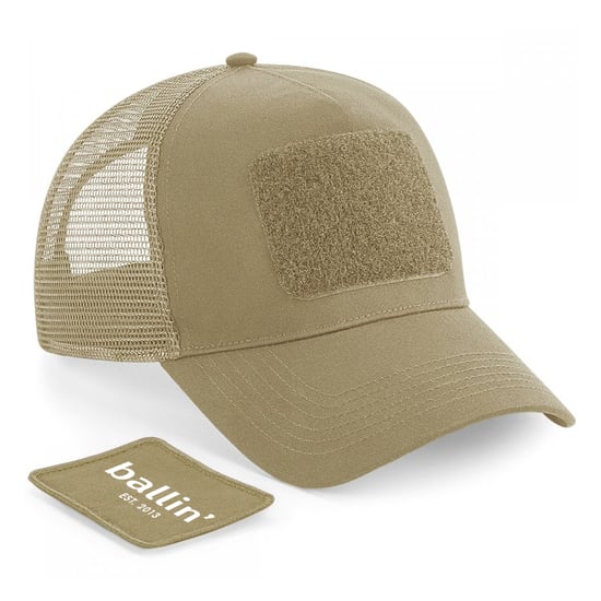 Ballin Est. 2013 Petten Trucker Cap Beige - Image 1