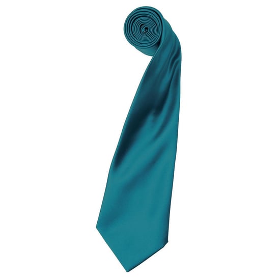 Premier Kleurencollectie Satijnen Stropdas (Teal) - Image 1