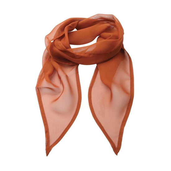 Premier Dames/Dames Chiffon Sjaal (Kastanje) - Image 1